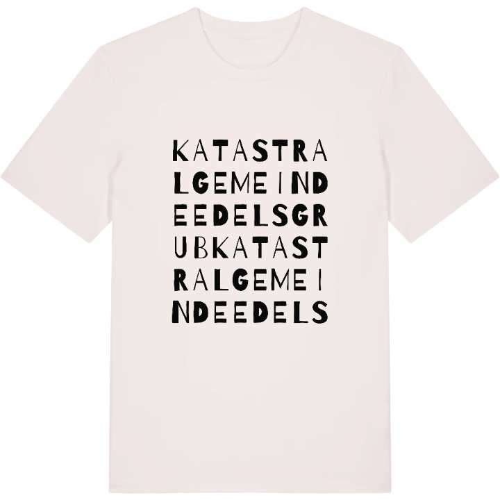 Katastralgemeinde Edelsgrub ordlek t-shirt – t-shirt från PinShirt