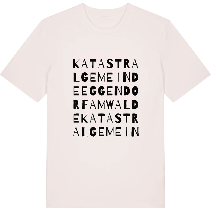 Katastralgemeinde Eggendorf am Walde ordlek t-shirt – t-shirt från PinShirt