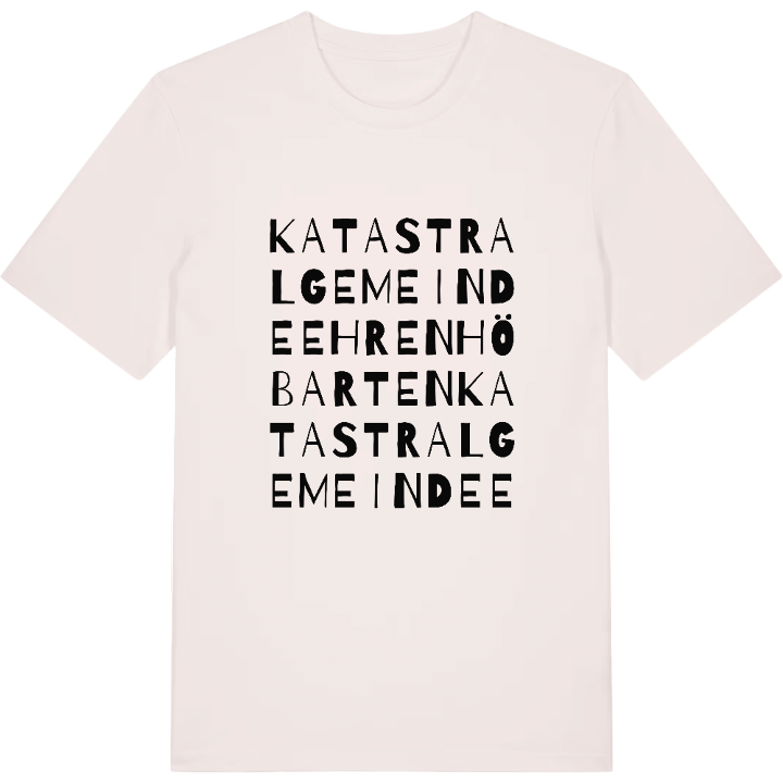 Katastralgemeinde Ehrenhöbarten ordlek t-shirt – t-shirt från PinShirt