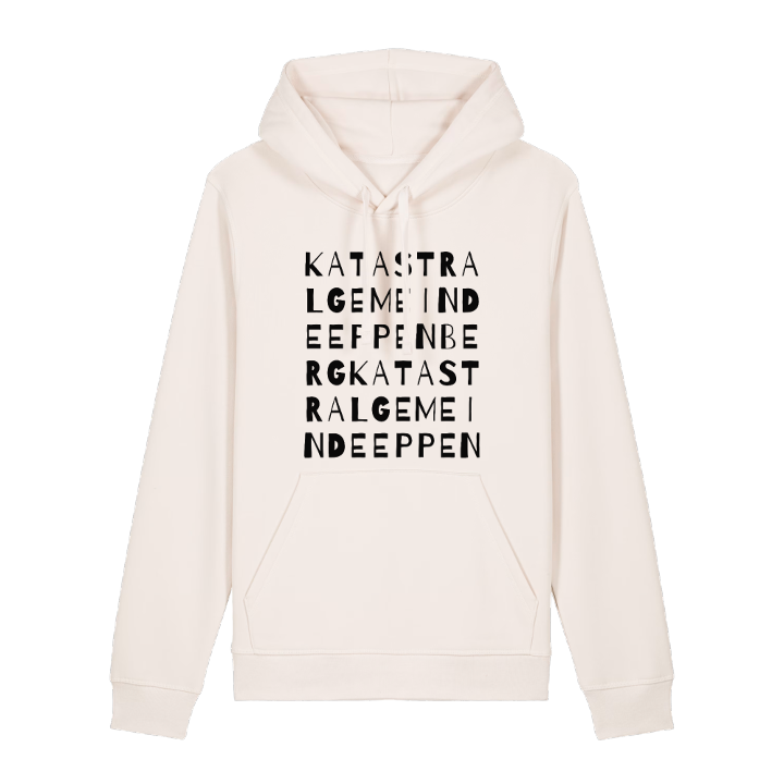 Katastralgemeinde Eppenberg ordlek hoodie – hoodie från PinShirt
