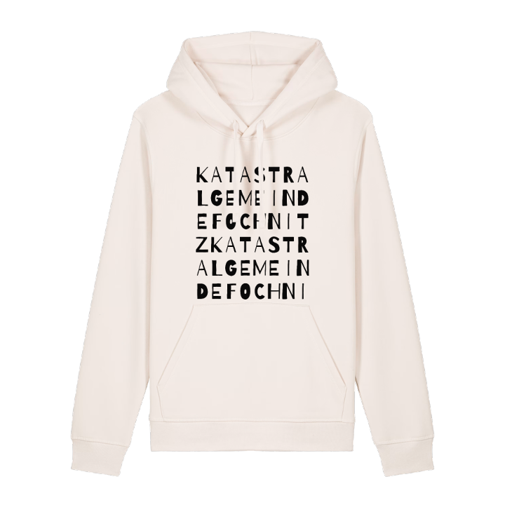 Katastralgemeinde Fochnitz ordlek hoodie – hoodie från PinShirt