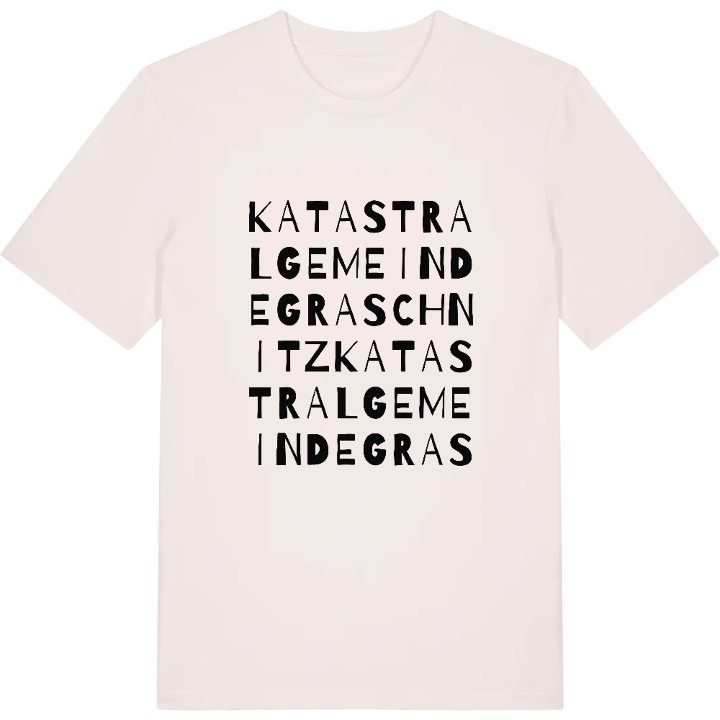 Katastralgemeinde Graschnitz ordlek t-shirt – t-shirt från PinShirt