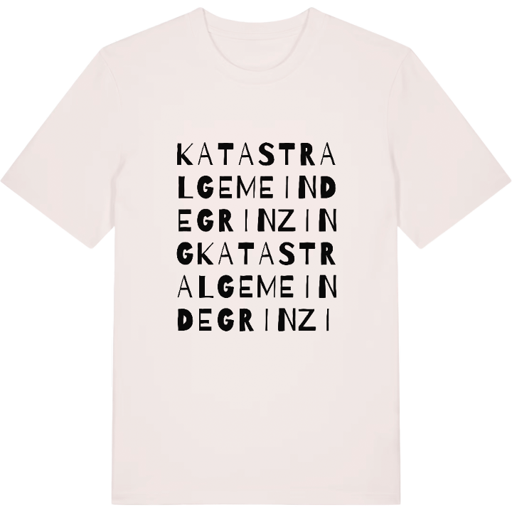 Katastralgemeinde Grinzing ordlek t-shirt – t-shirt från PinShirt