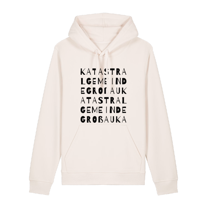 Katastralgemeinde Großau ordlek hoodie – hoodie från PinShirt