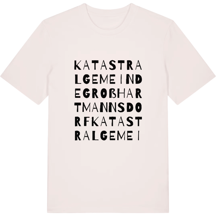 Katastralgemeinde Großhartmannsdorf ordlek t-shirt – t-shirt från PinShirt