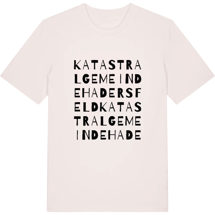 Katastralgemeinde Hadersfeld ordlek t-shirt – t-shirt från PinShirt