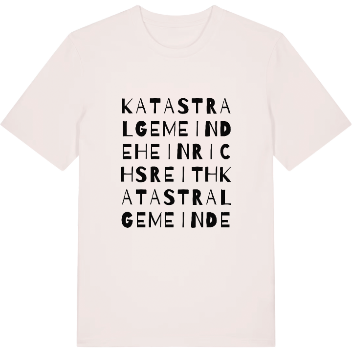 Katastralgemeinde Heinrichsreith ordlek t-shirt – t-shirt från PinShirt