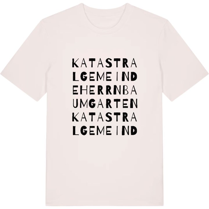 Katastralgemeinde Herrnbaumgarten ordlek t-shirt – t-shirt från PinShirt