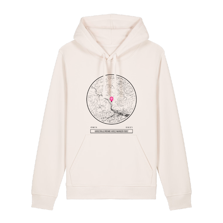 Katastralgemeinde Hirschwanger Forst hoodie – hoodie från PinShirt