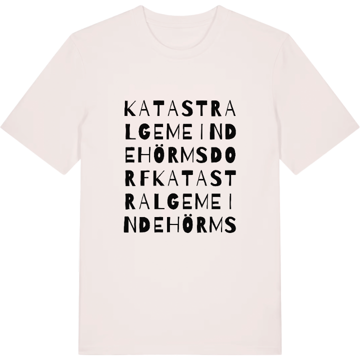 Katastralgemeinde Hörmsdorf ordlek t-shirt – t-shirt från PinShirt