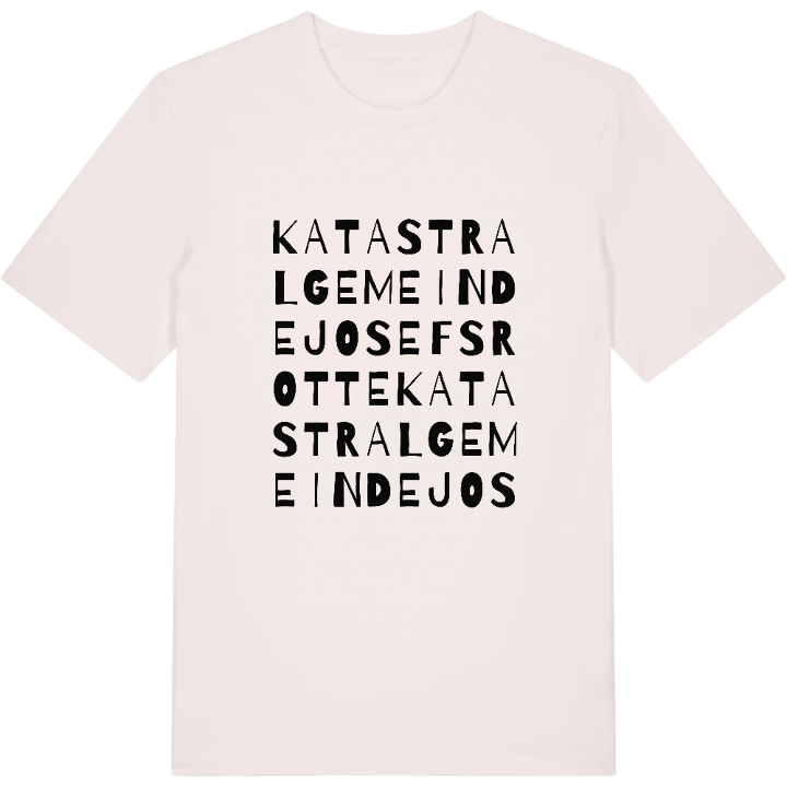 Katastralgemeinde Josefsrotte ordlek t-shirt – t-shirt från PinShirt