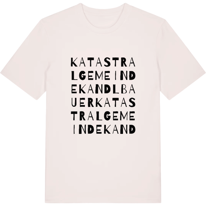 Katastralgemeinde Kandlbauer ordlek t-shirt – t-shirt från PinShirt