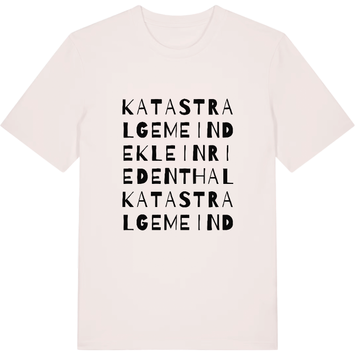 Katastralgemeinde Kleinriedenthal ordlek t-shirt – t-shirt från PinShirt