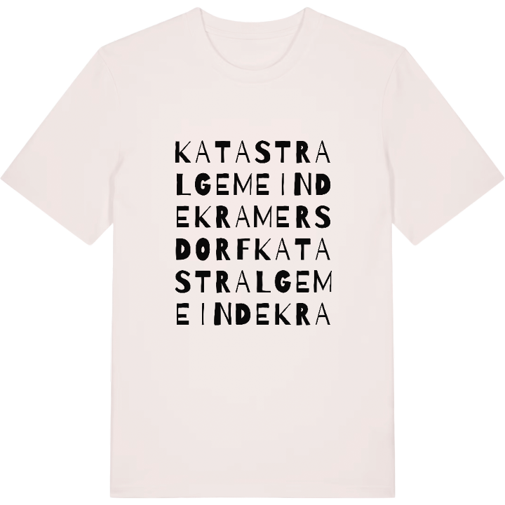 Katastralgemeinde Kramersdorf ordlek t-shirt – t-shirt från PinShirt