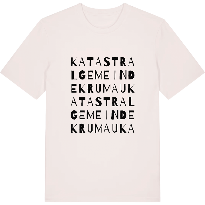 Katastralgemeinde Krumau ordlek t-shirt – t-shirt från PinShirt