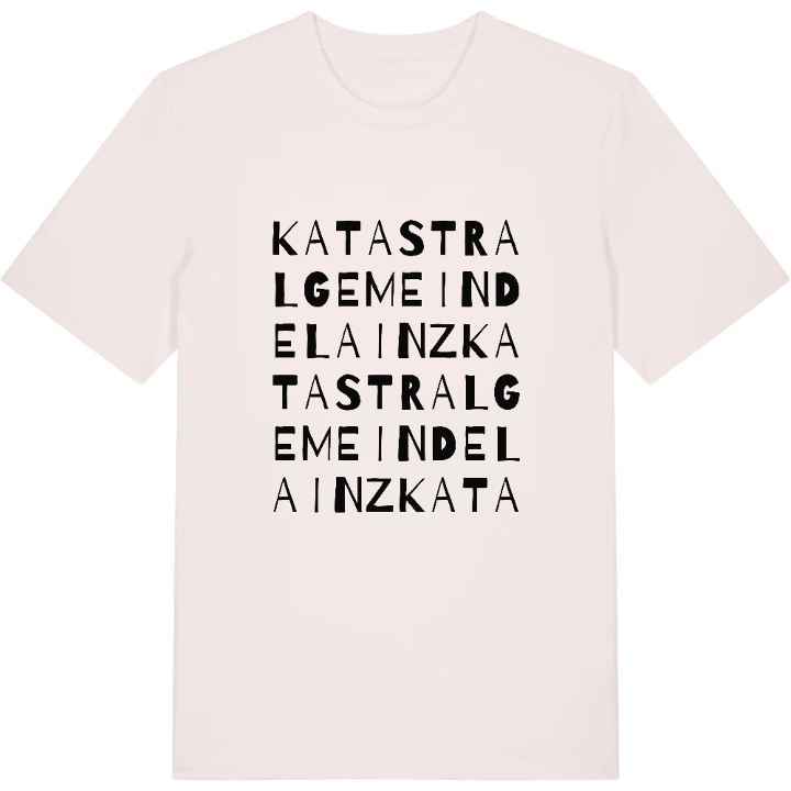 Katastralgemeinde Lainz ordlek t-shirt – t-shirt från PinShirt