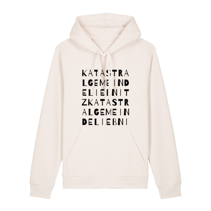 Katastralgemeinde Liebnitz ordlek hoodie – hoodie från PinShirt