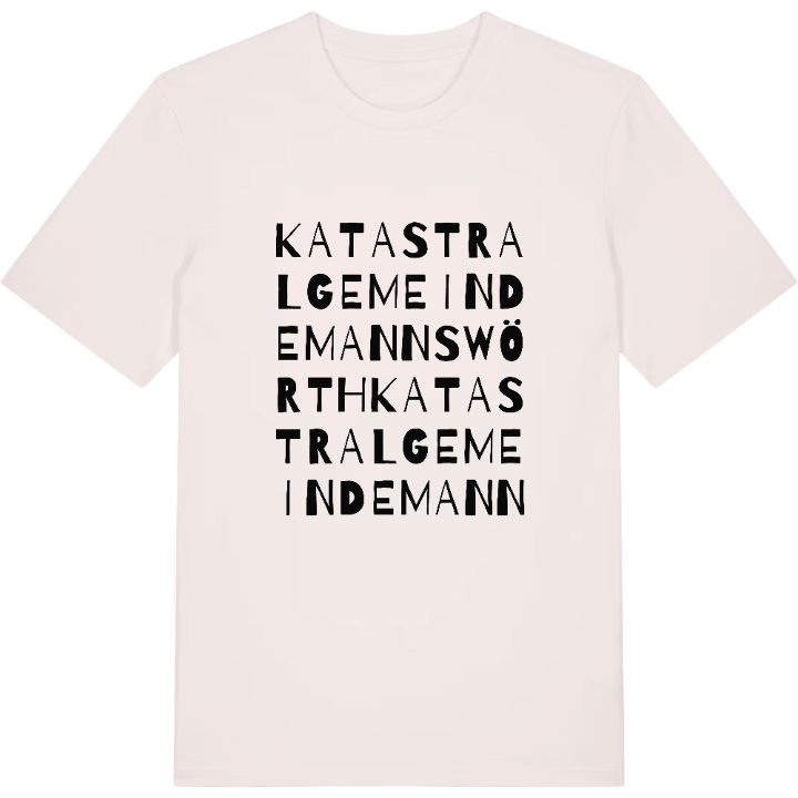 Katastralgemeinde Mannswörth ordlek t-shirt – t-shirt från PinShirt