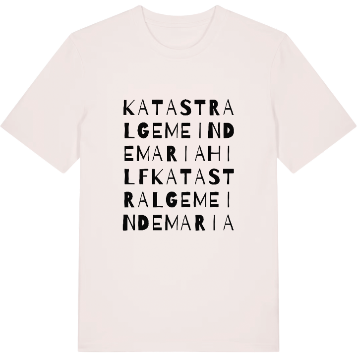 Katastralgemeinde Mariahilf ordlek t-shirt – t-shirt från PinShirt