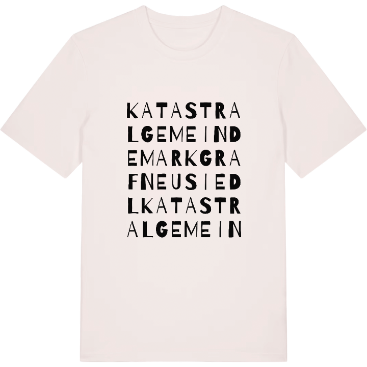 Katastralgemeinde Markgrafneusiedl ordlek t-shirt – t-shirt från PinShirt