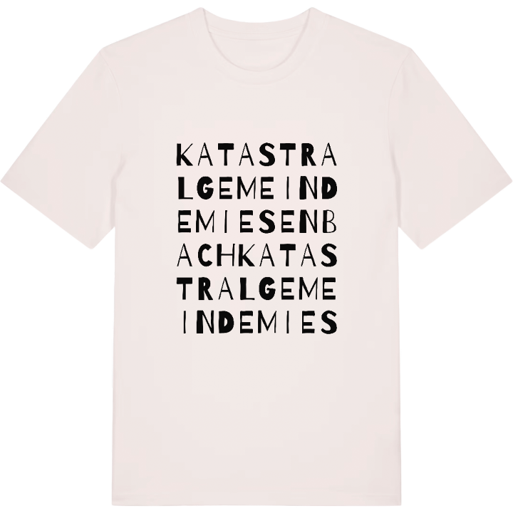 Katastralgemeinde Miesenbach ordlek t-shirt – t-shirt från PinShirt