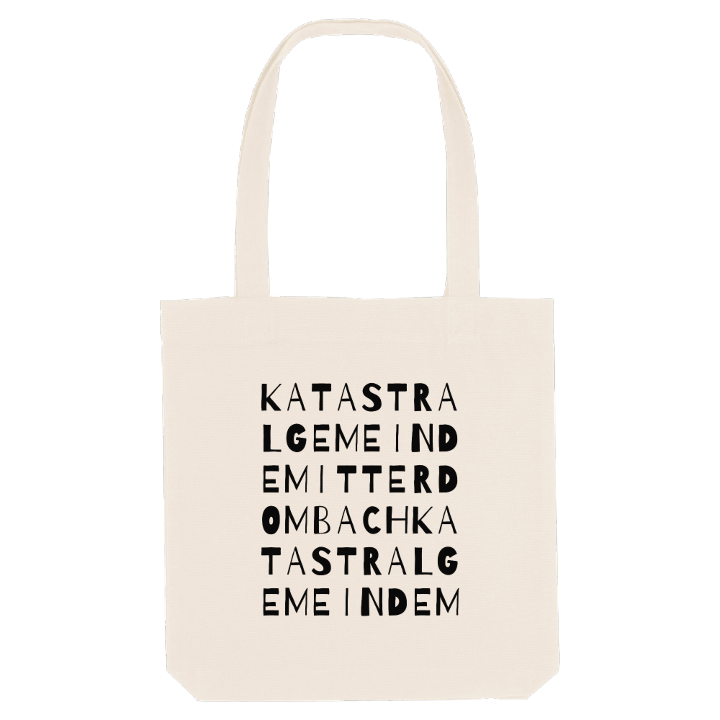 Katastralgemeinde Mitterdombach ordlek tygkasse – tygkasse från PinShirt