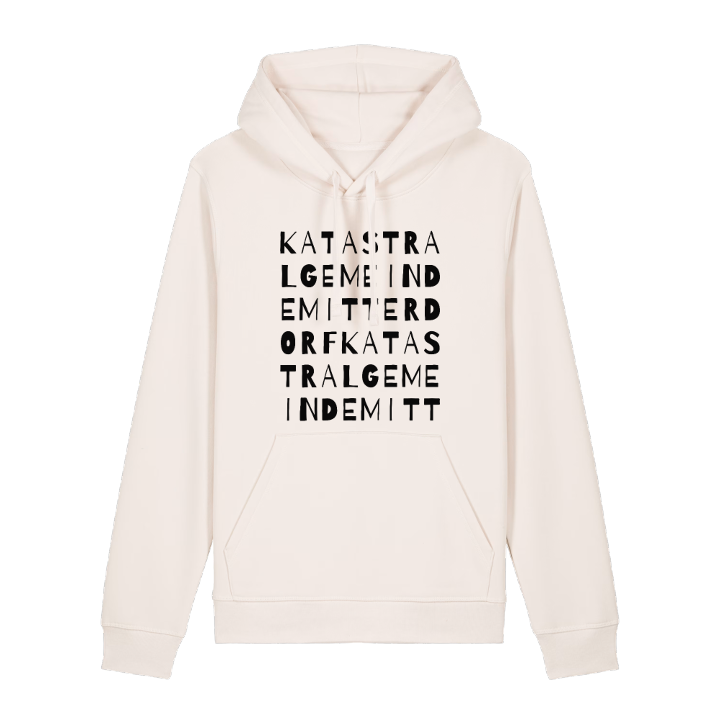 Katastralgemeinde Mitterdorf ordlek hoodie – hoodie från PinShirt