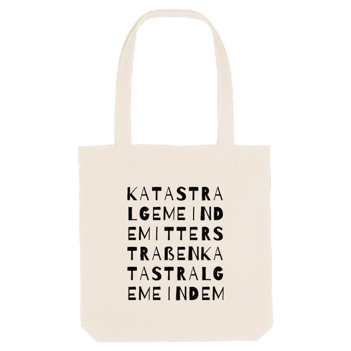 Katastralgemeinde Mitterstraßen ordlek tygkasse – tygkasse från PinShirt
