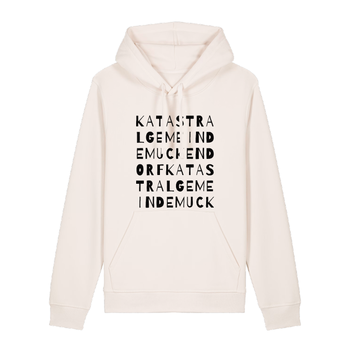 Katastralgemeinde Muckendorf ordlek hoodie – hoodie från PinShirt