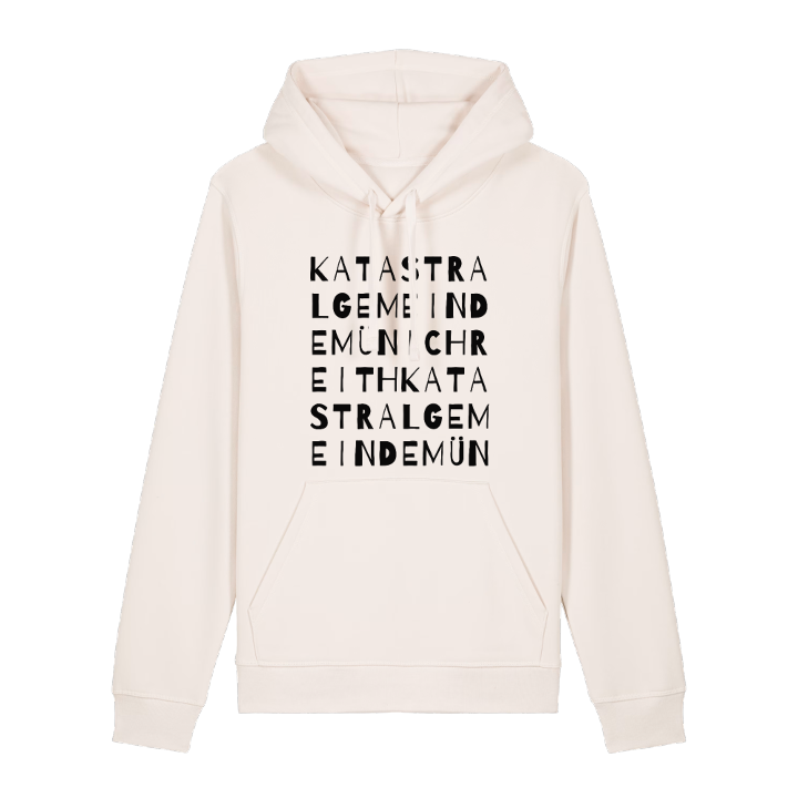 Katastralgemeinde Münichreith ordlek hoodie – hoodie från PinShirt