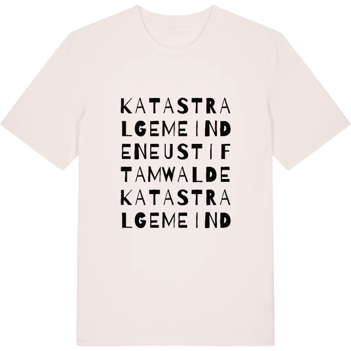 Katastralgemeinde Neustift am Walde ordlek t-shirt – t-shirt från PinShirt