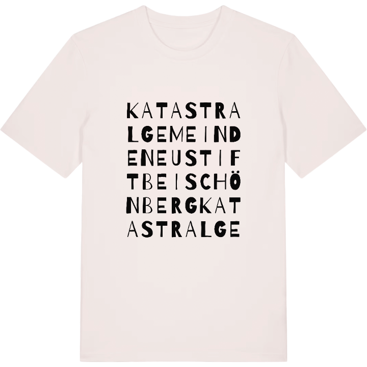 Katastralgemeinde Neustift bei Schönberg ordlek t-shirt – t-shirt från PinShirt