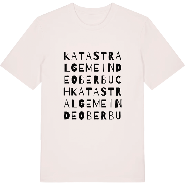 Katastralgemeinde Oberbuch ordlek t-shirt – t-shirt från PinShirt