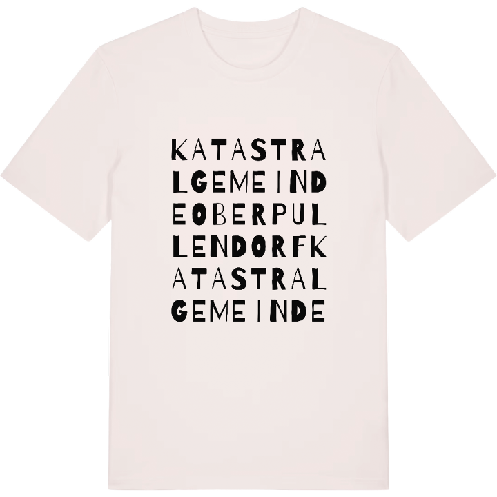 Katastralgemeinde Oberpullendorf ordlek t-shirt – t-shirt från PinShirt