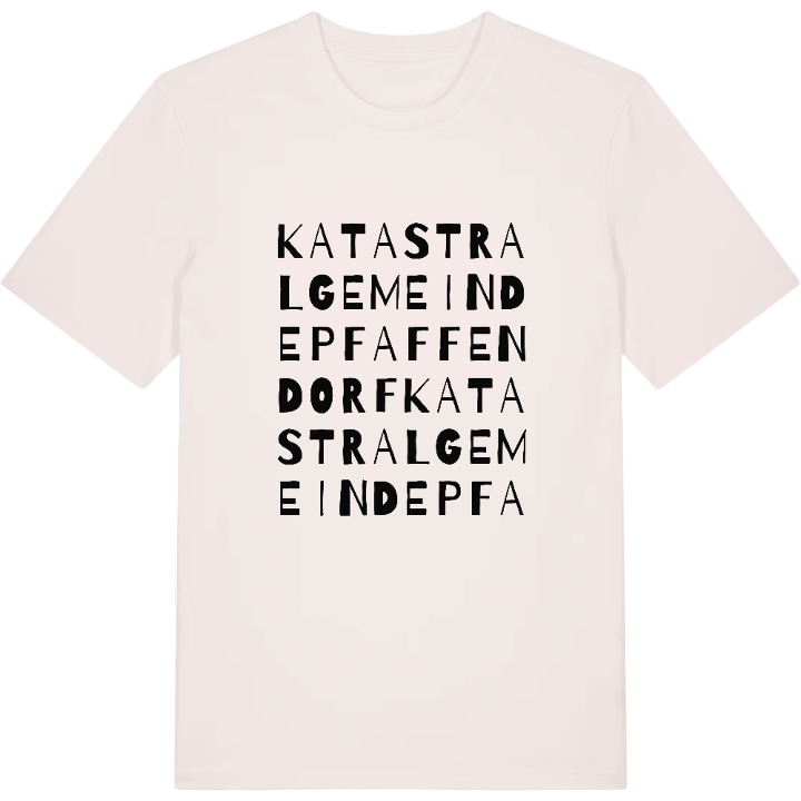 Katastralgemeinde Pfaffendorf ordlek t-shirt – t-shirt från PinShirt