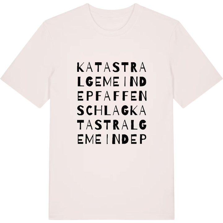 Katastralgemeinde Pfaffenschlag ordlek t-shirt – t-shirt från PinShirt
