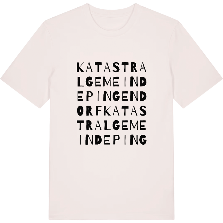 Katastralgemeinde Pingendorf ordlek t-shirt – t-shirt från PinShirt