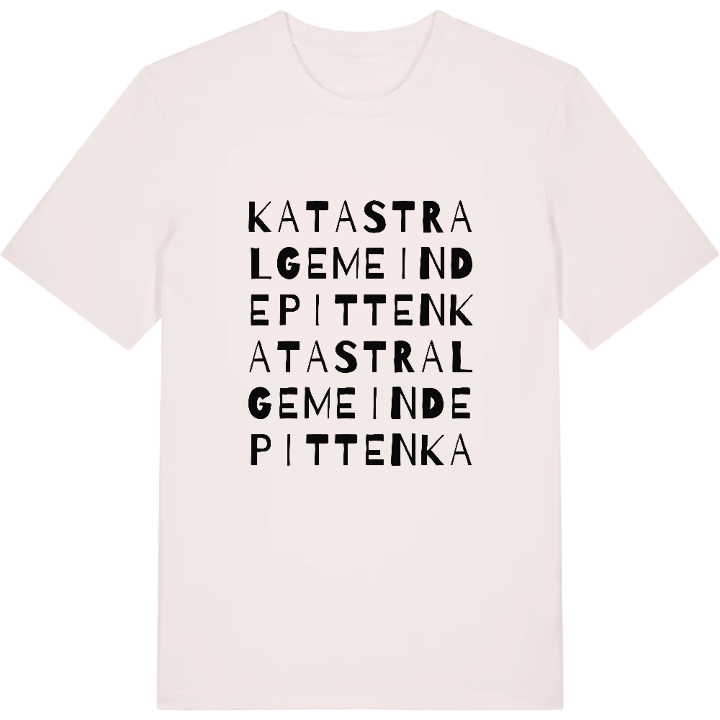 Katastralgemeinde Pitten ordlek t-shirt – t-shirt från PinShirt