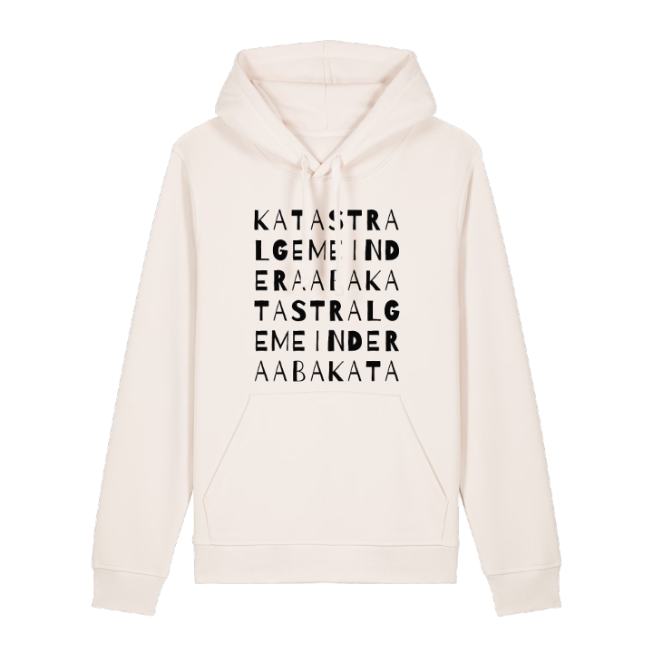 Katastralgemeinde Raaba ordlek hoodie – hoodie från PinShirt