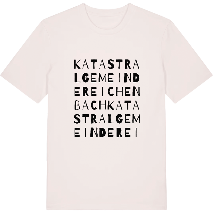 Katastralgemeinde Reichenbach ordlek t-shirt – t-shirt från PinShirt