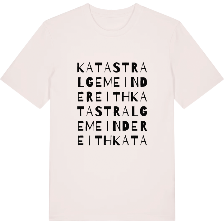 Katastralgemeinde Reith ordlek t-shirt – t-shirt från PinShirt