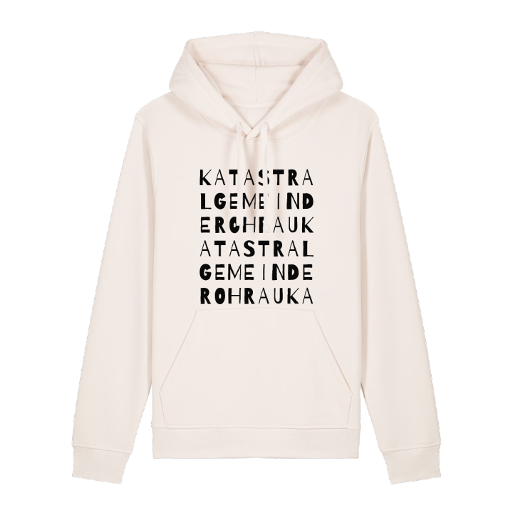 Katastralgemeinde Rohrau ordlek hoodie – hoodie från PinShirt