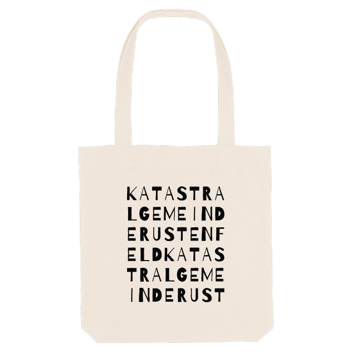 Katastralgemeinde Rustenfeld ordlek tygkasse – tygkasse från PinShirt