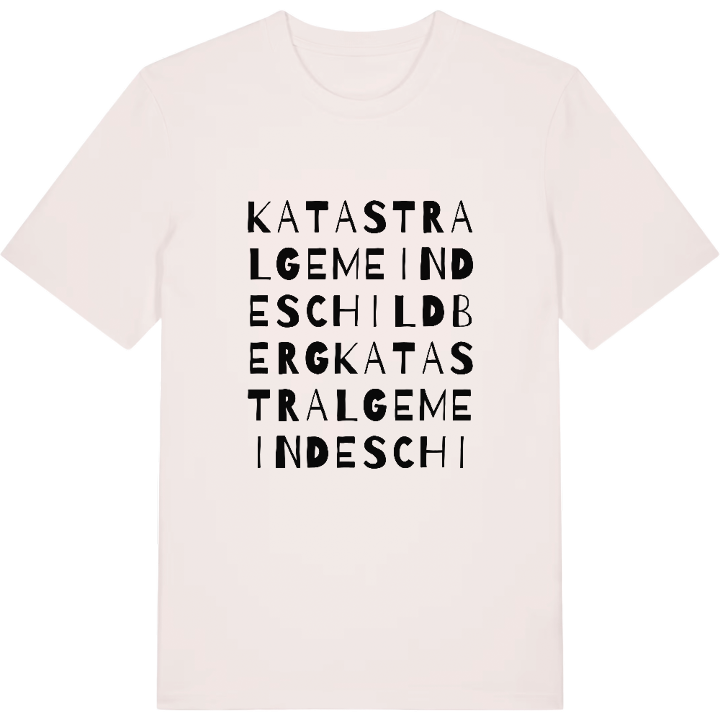 Katastralgemeinde Schildberg ordlek t-shirt – t-shirt från PinShirt