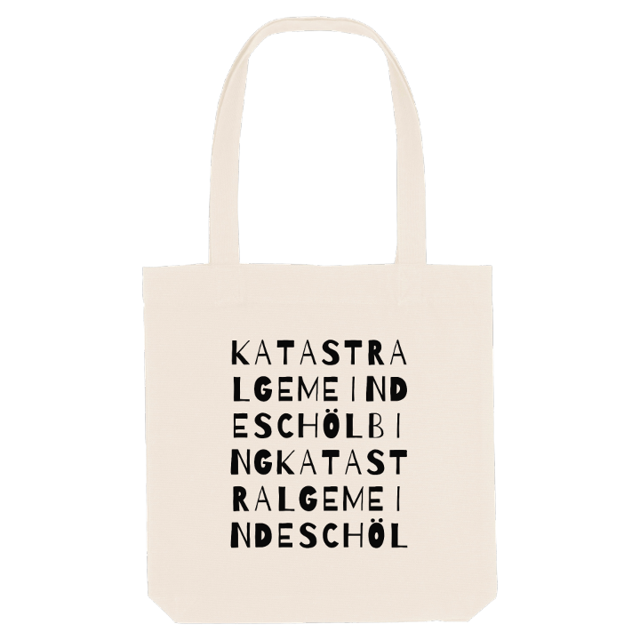 Katastralgemeinde Schölbing ordlek tygkasse – tygkasse från PinShirt