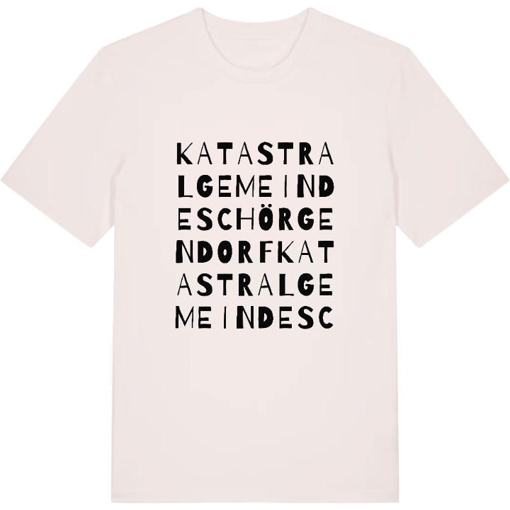 Katastralgemeinde Schörgendorf ordlek t-shirt – t-shirt från PinShirt