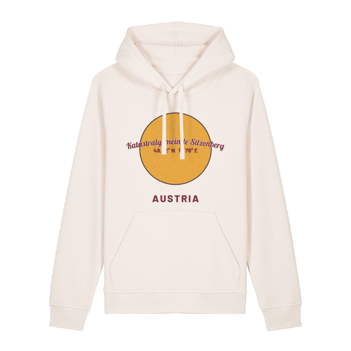 Katastralgemeinde Sitzenberg cirkel hoodie – hoodie från PinShirt