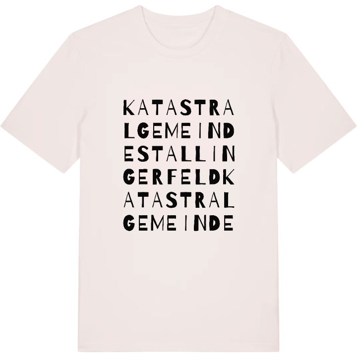 Katastralgemeinde Stallingerfeld ordlek t-shirt – t-shirt från PinShirt