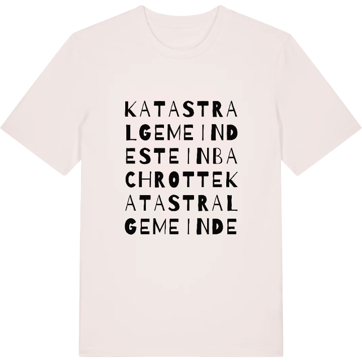 Katastralgemeinde Steinbachrotte ordlek t-shirt – t-shirt från PinShirt