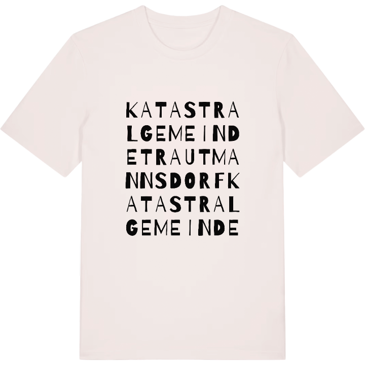 Katastralgemeinde Trautmannsdorf ordlek t-shirt – t-shirt från PinShirt